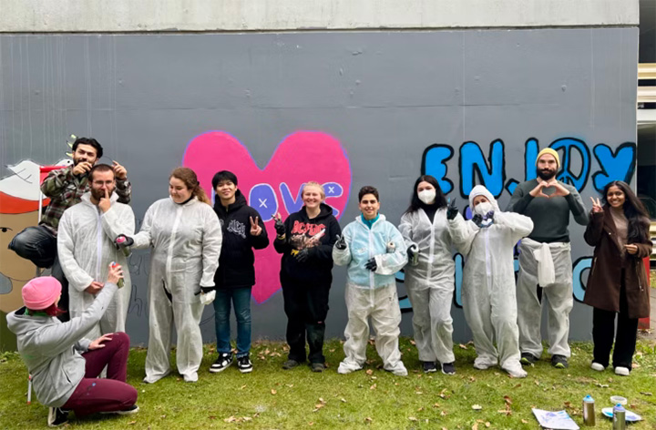 Graffiti-Projekt Freiheit in Farbe
